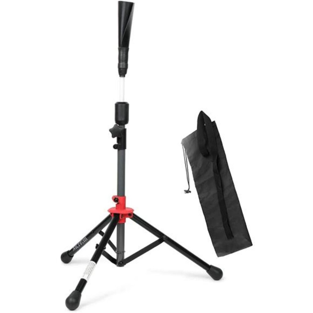 Baseball & Softball Batting Tee- Hitting Travel Tee | Adjustable Height Portable